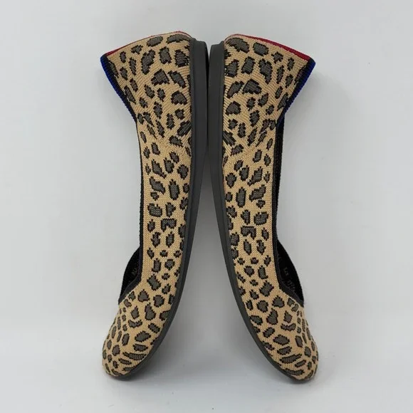 Rothy's The Flat Leopard Print Women's Size 8 - Picture 5 of 11